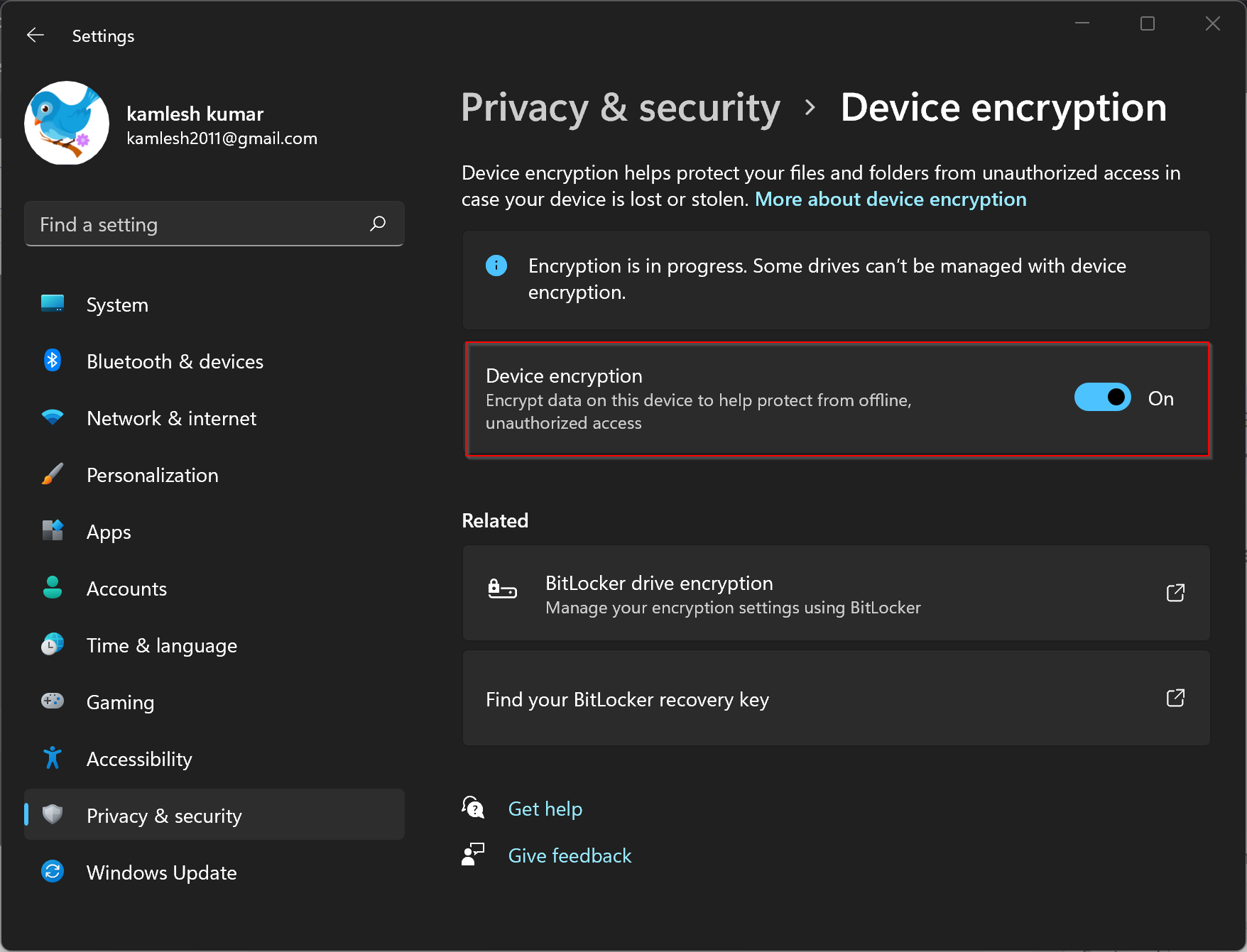 How To Enable Or Disable Device Encryption On Windows Gear Up Windows