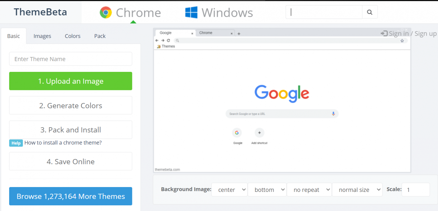 How to Create Google Chrome Theme Online? | Gear Up Windows