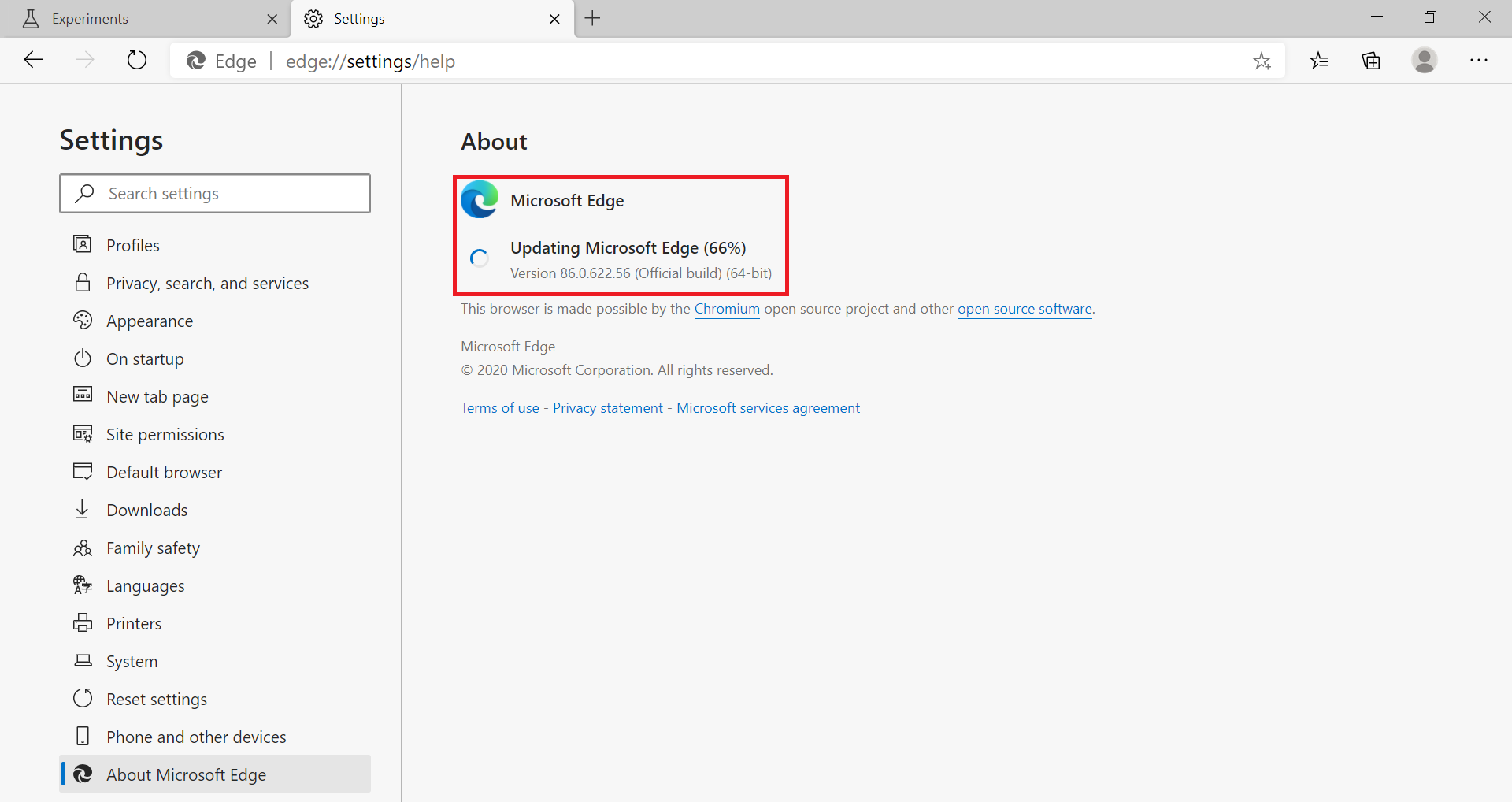 How to manually update the Microsoft Edge browser to its latest version ...