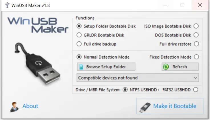 create a bootable usb drive windows 7 without boot disk