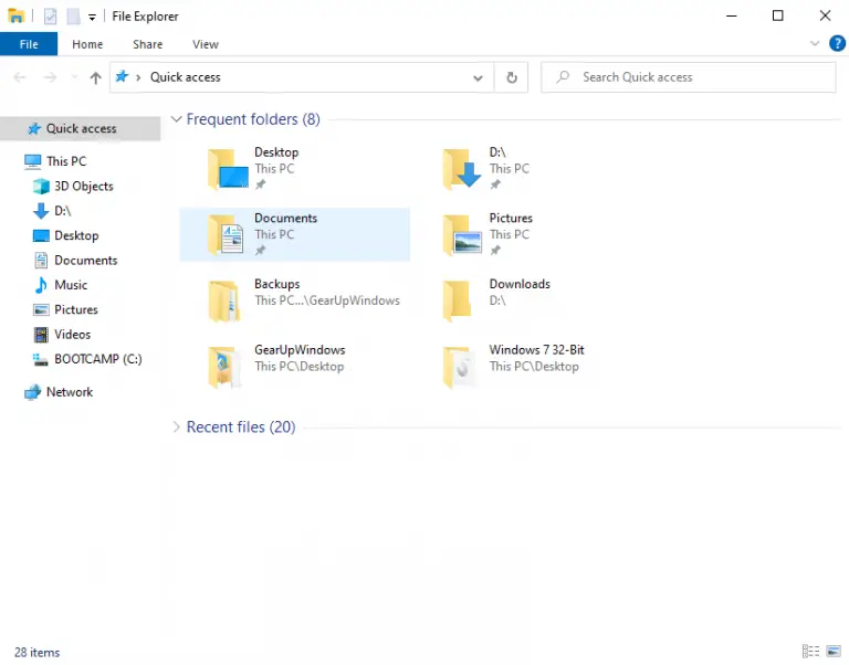 Show hidden files and folders, and hide specific folders in Windows 10