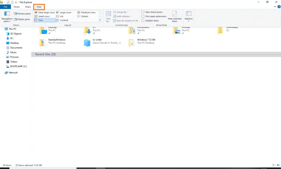 windows 10 add shortcuts to hidden iconmenu
