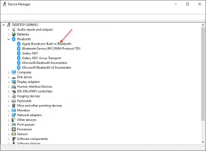 how to reinstall bluetooth driver