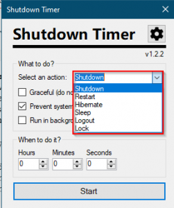 Shutdown Timer Classic: Log out, Lock, Restart, or Shutdown PC on a in Windows 11/10 | Gear up Windows 11 & 10