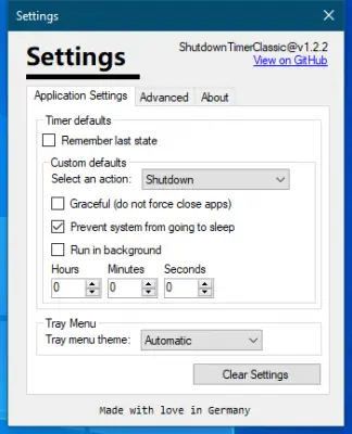 windows shutdown timer command shortcut