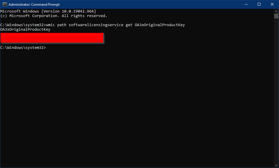 How to Find your Windows 10 Product Key using Command Prompt?  Gear Up Windows