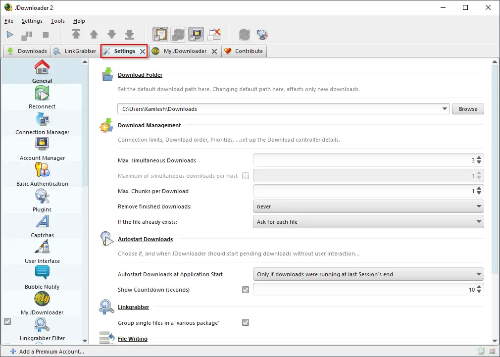 jdownloader 2 google drive