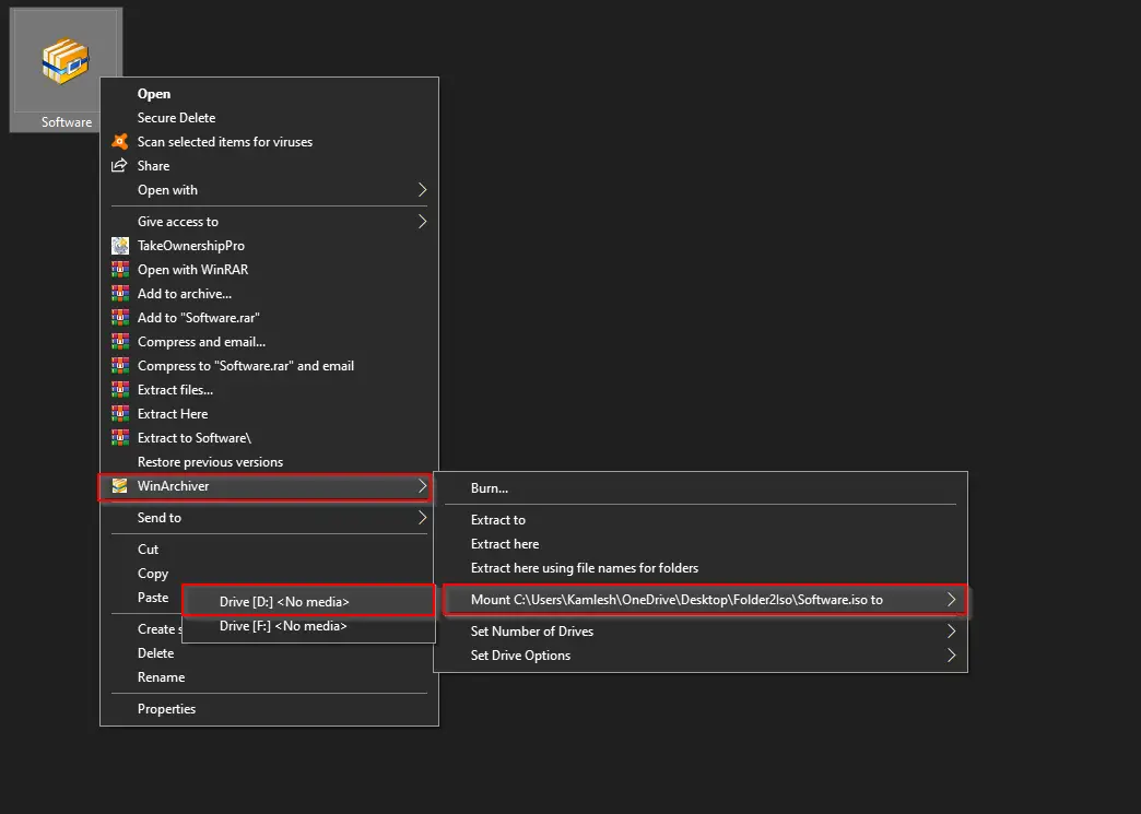 mount iso files freeware