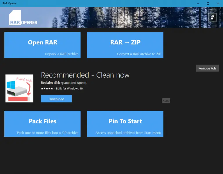 free zip file extractor for windows 10