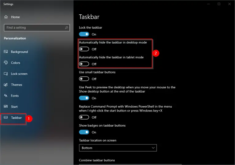 How to Hide or Unhide Taskbar in Windows 10? | Gear Up Windows