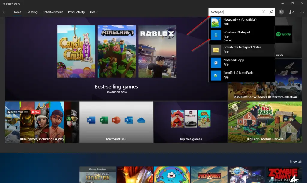 How To Install Notepad On Windows 10 From Microsoft Store Gear Up
