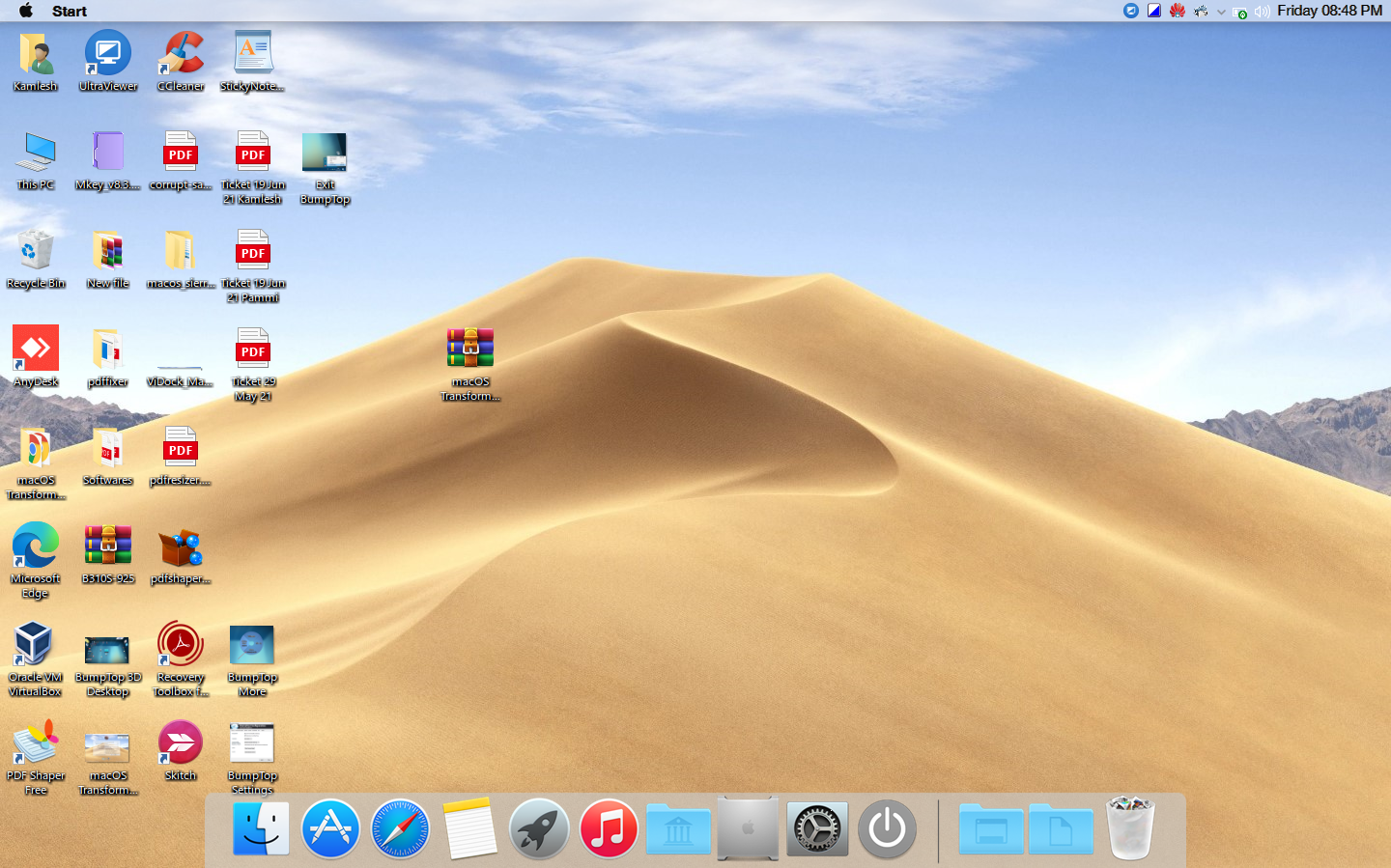 mac os launcher for windows 7