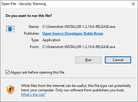 windows 11 open file security warning disable