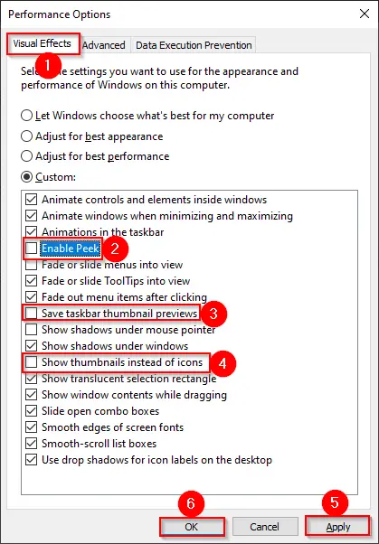 2 Methods To Enable Or Disable Taskbar Thumbnail Preview In Windows 10