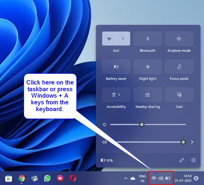 How to Add, Remove or Arrange Quick Settings Buttons in Windows 11