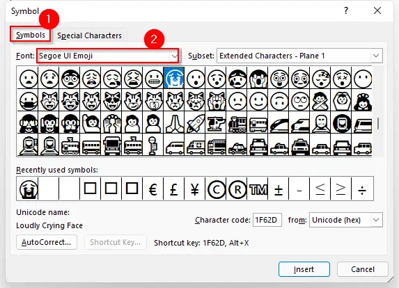 How to create and use a keyboard shortcut for Emoji in Office apps on ...