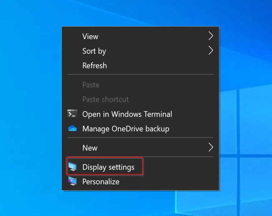 windowes make text larger or smaller windows 10