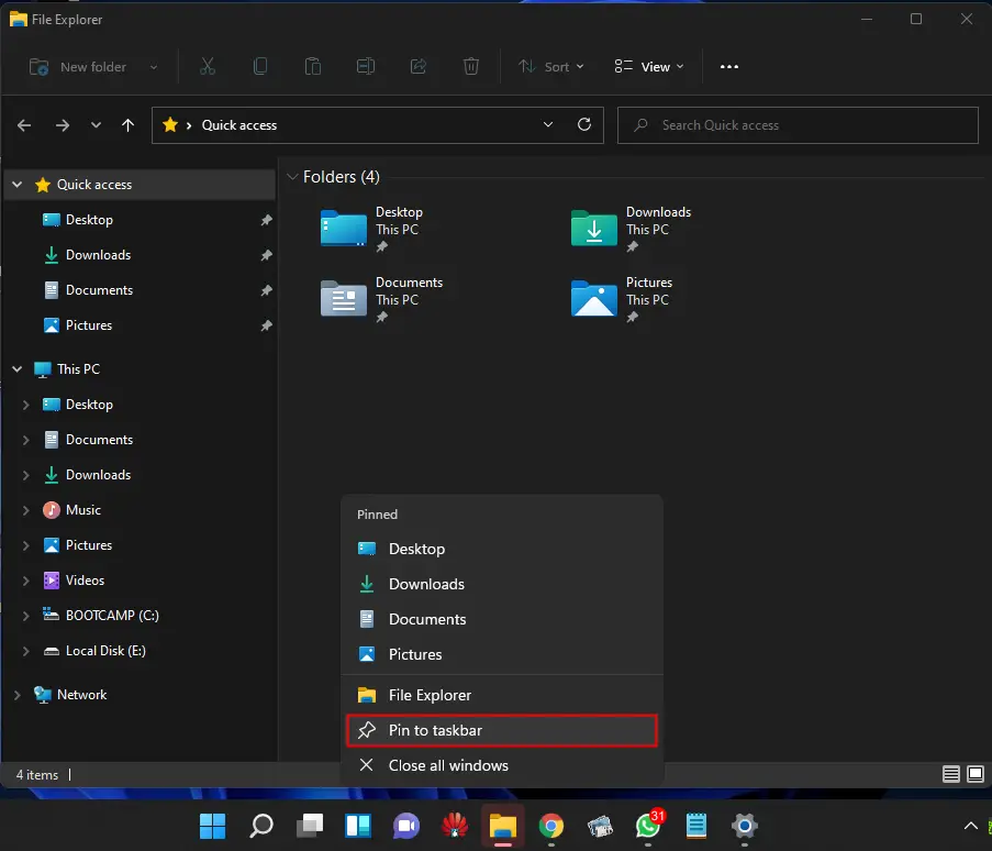 How To Pin File Explorer To The Taskbar In Windows 11 Vrogue