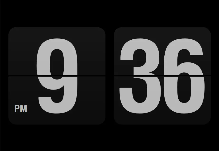 fliqlo the flip clock screensaver