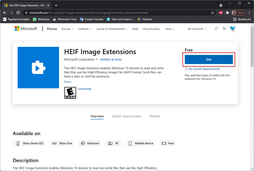 hevc video extension free download for windows 11
