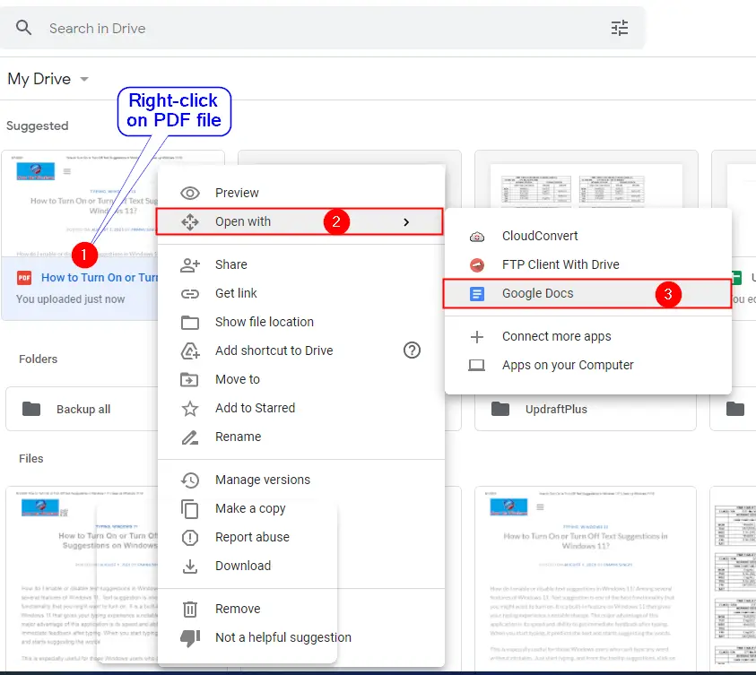 google pdf editor