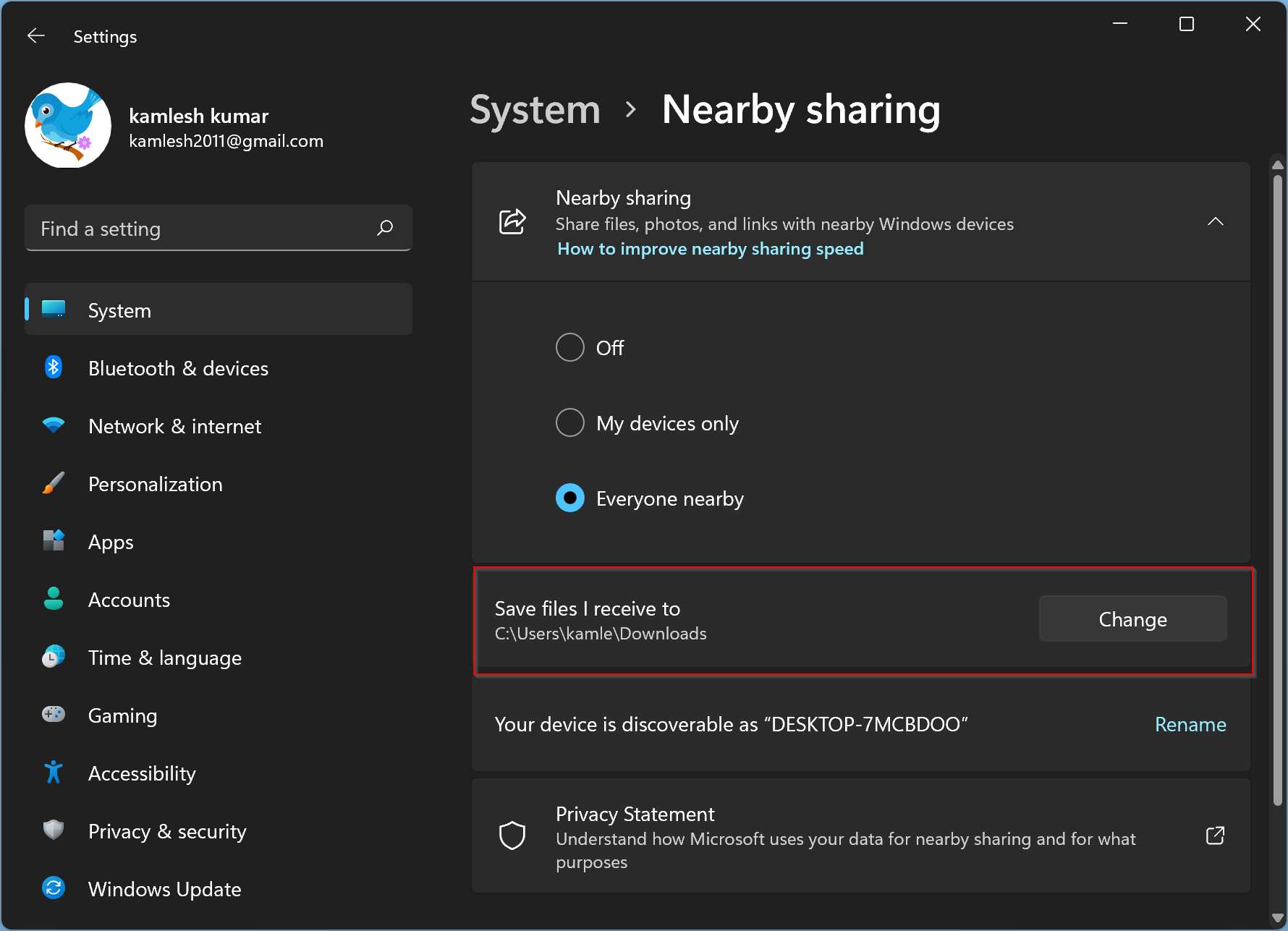 How to Use Nearby Sharing on Windows 11?  Gear Up Windows