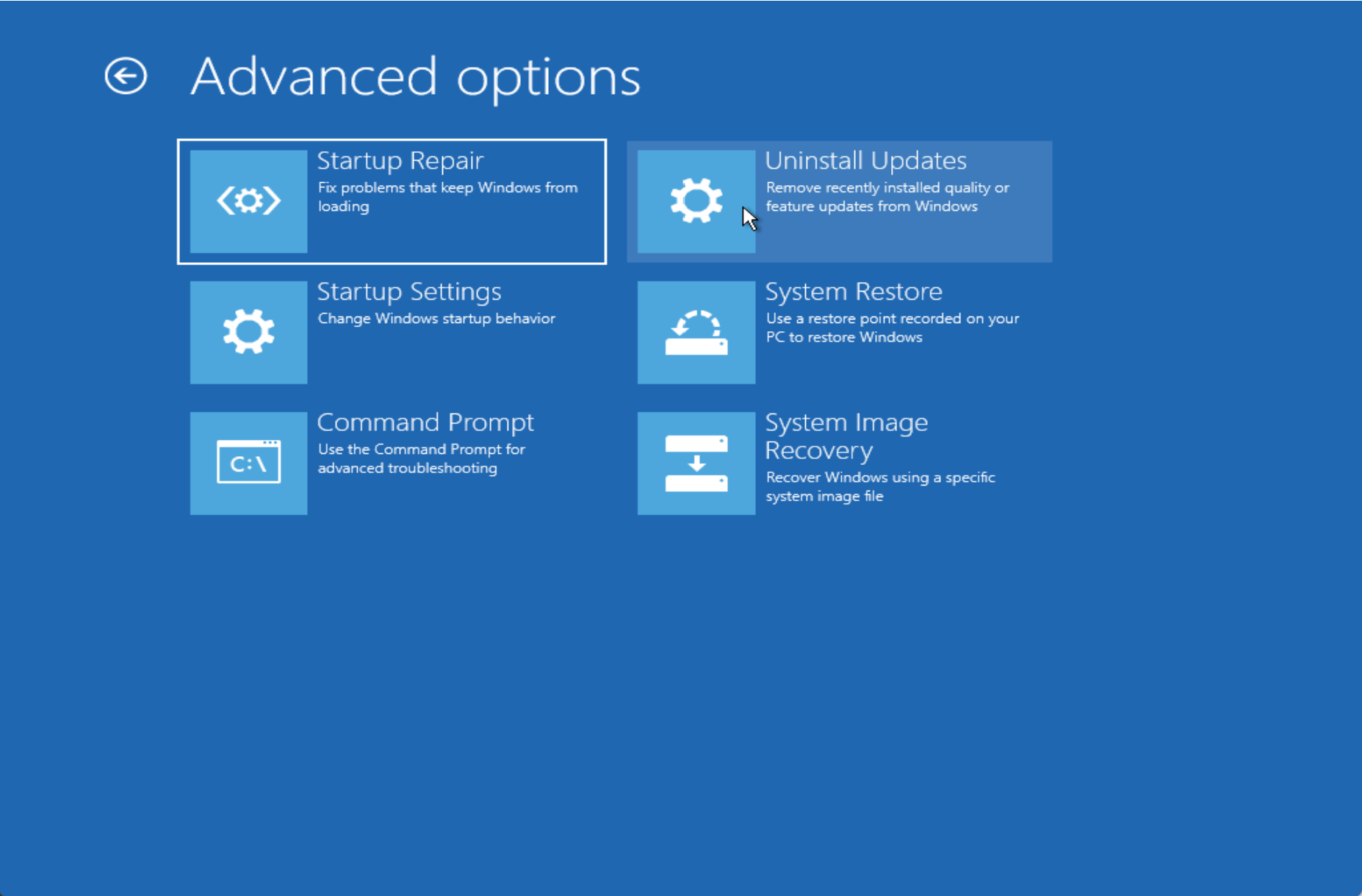 windows startup repair how long