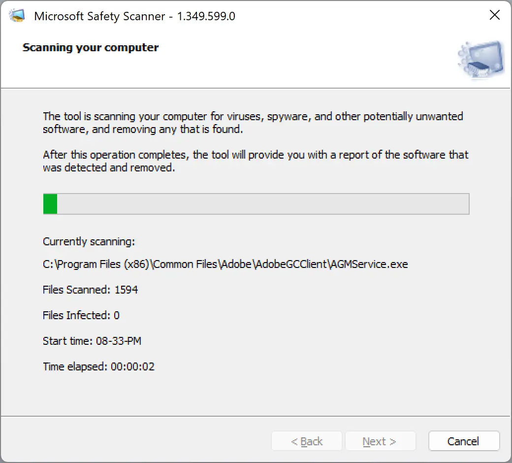 free download Microsoft Safety Scanner 1.401.771