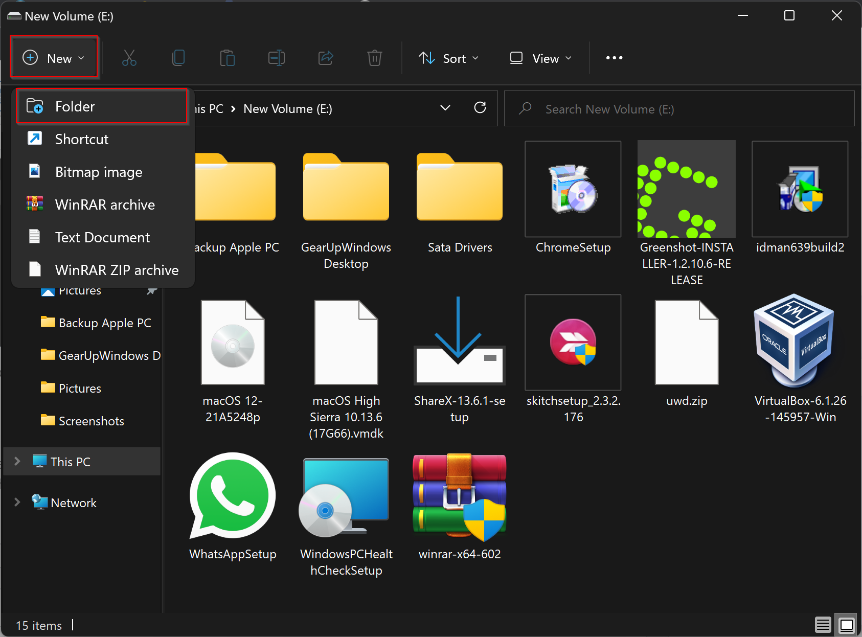 windows 11 users folder shared