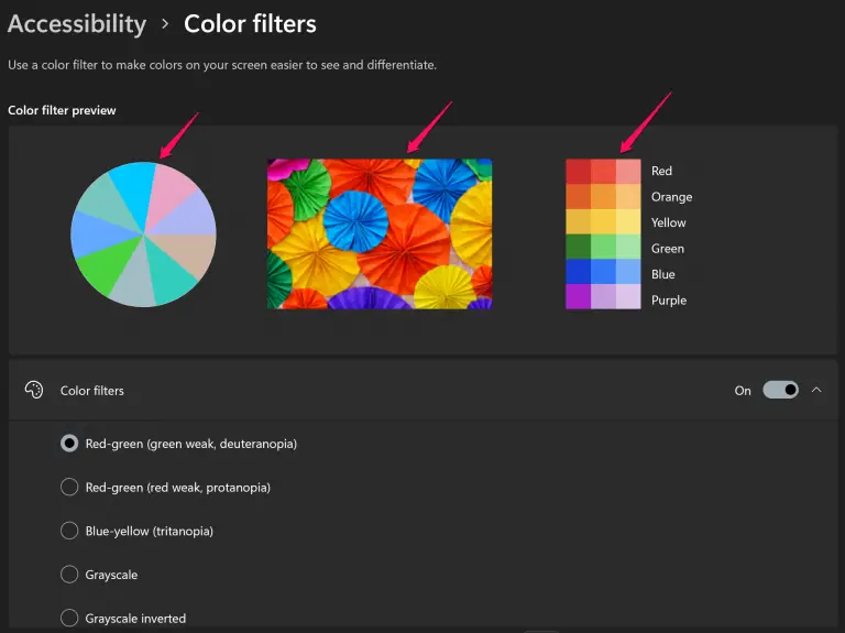 How to Use Color Filters in Windows 11? Gear Up Windows