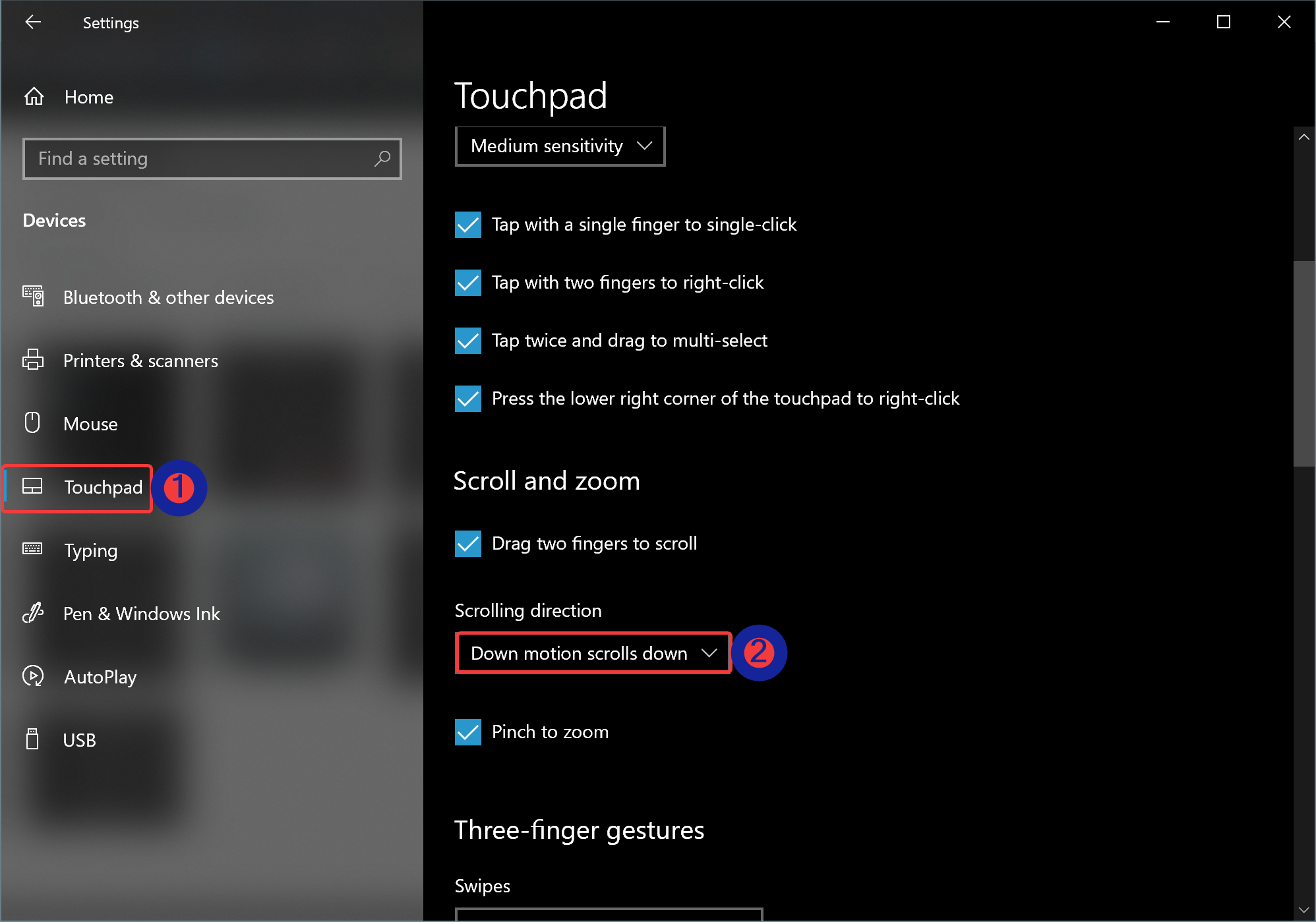 How To Change Mouse And Touchpad Settings In Windows 10