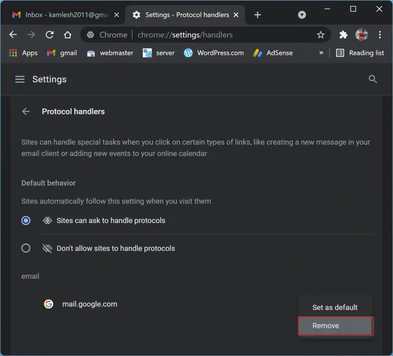 How to set gmail as default email client in windows 11 gear up windows