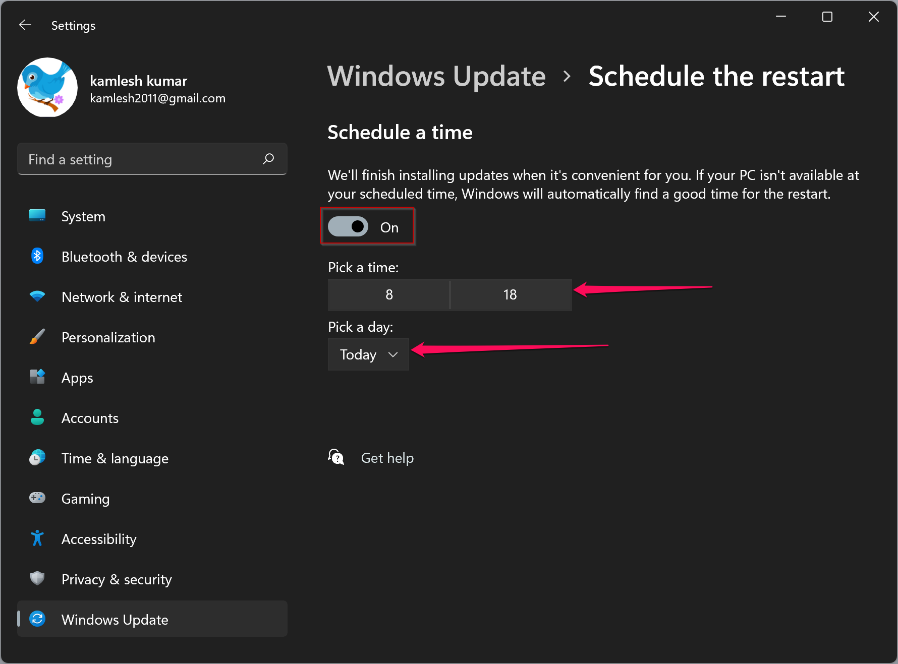 How to Schedule a Restart for Windows Updates on Windows 11?  Gear Up Windows