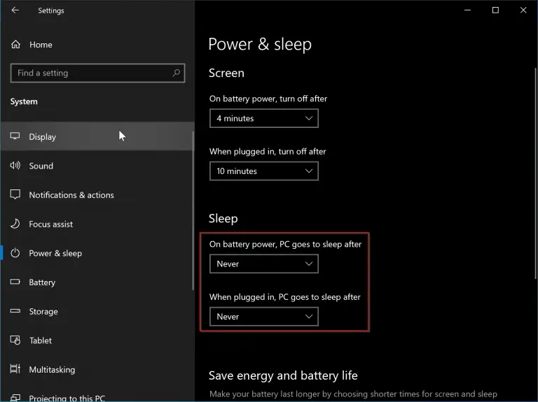 How to Enable or Disable Sleep Mode in Windows 10? | Gear Up Windows