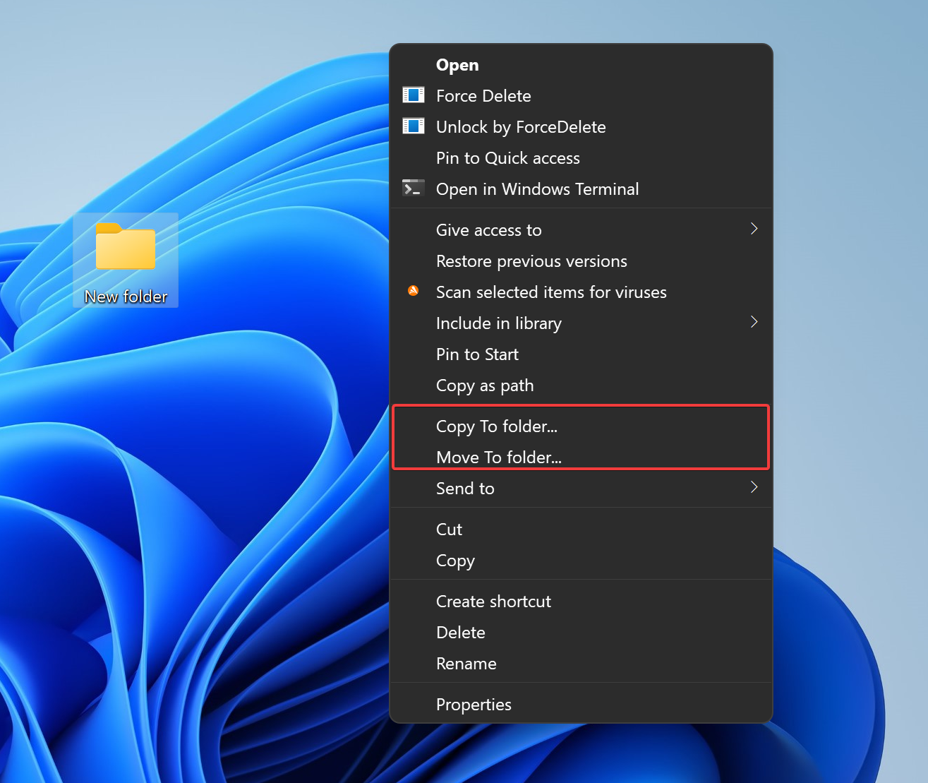 How To Add Or Remove Copy To Folder And Move To Folder Context Menu In Windows 1110 Gear 7998