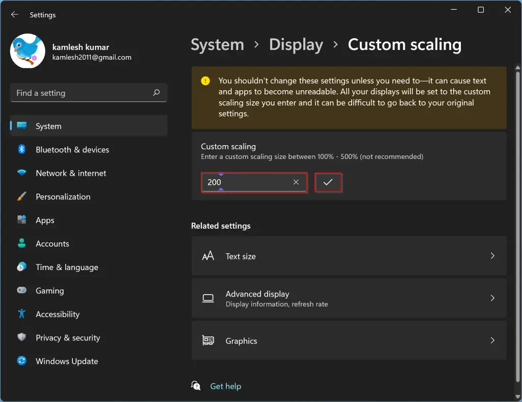 How to Change DPI Display Scaling in Windows 11? | Gear Up Windows