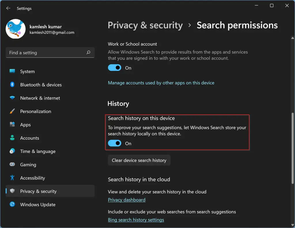 How to Configure Search Settings and Permissions in Windows 11? | Gear ...