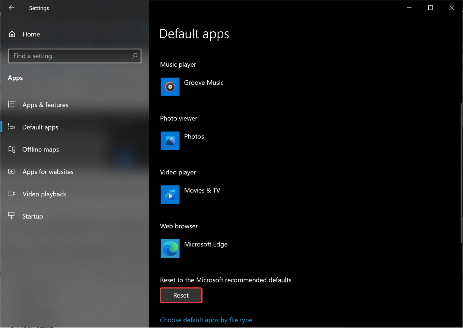 How To Reset And Restore Default Apps For File Types In Windows 11 Or 10 Gear Up Windows 0657