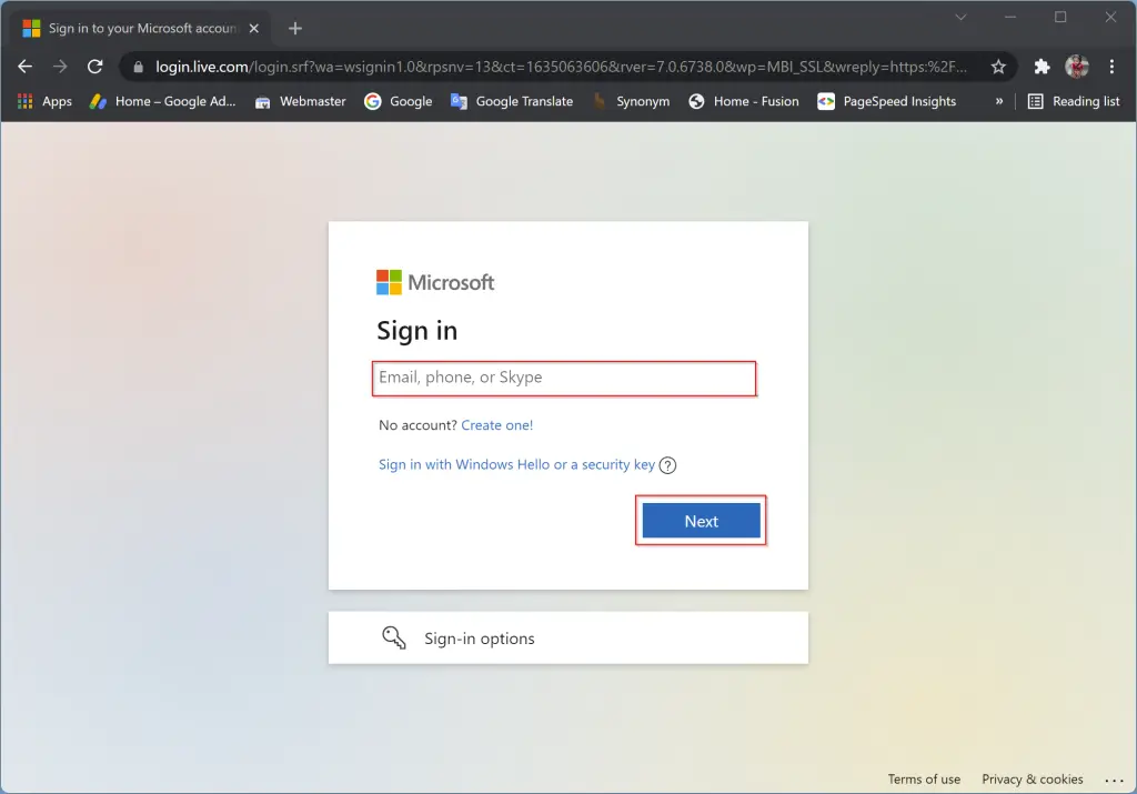 how to change microsoft account on my pc