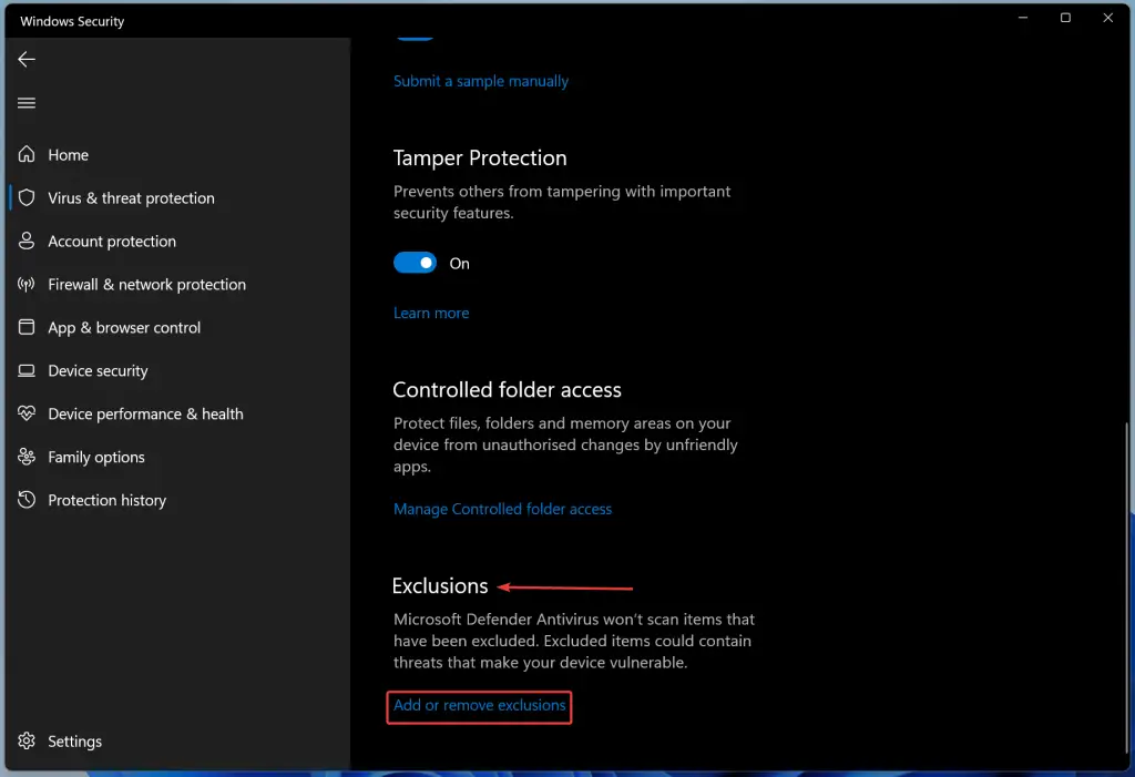 How to Add or Remove Exclusions for Windows Defender in Windows 11 ...