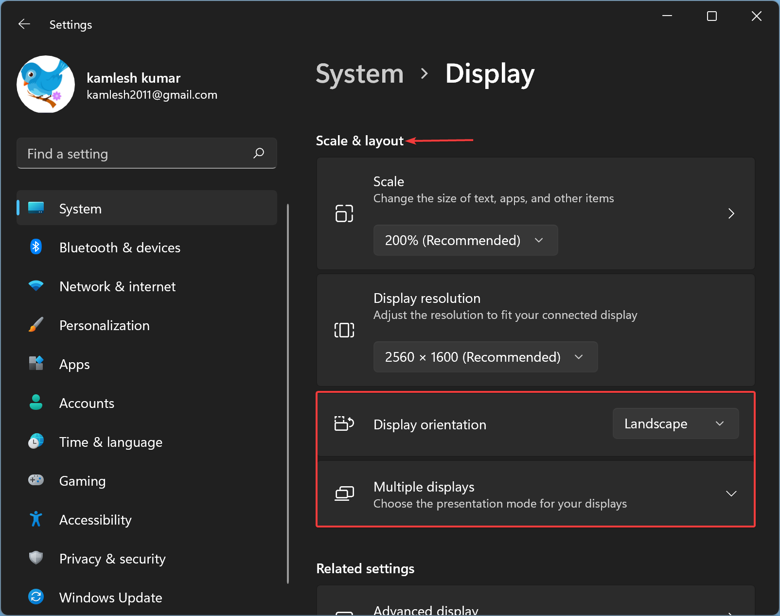 disable auto rotate in windows 10