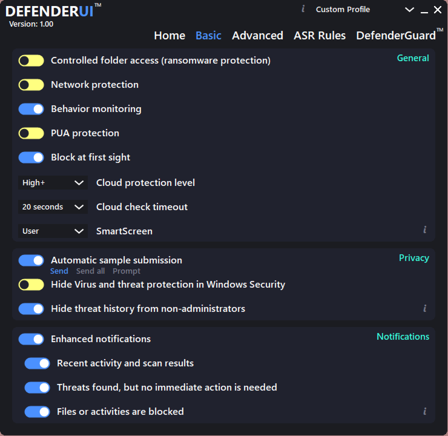 free downloads DefenderUI 1.14