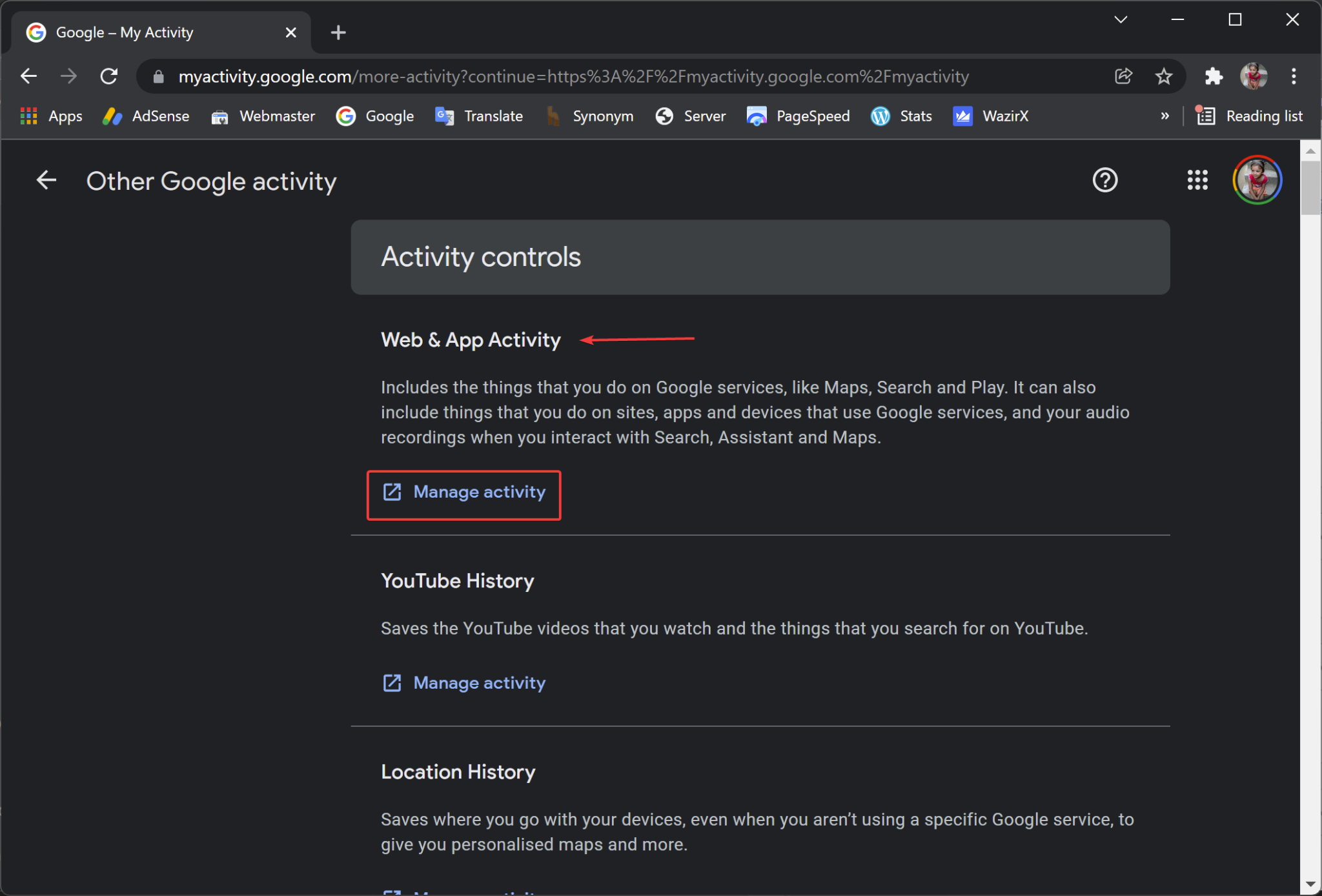 Google Chrome Helps You To Manage The Activity And Suggested Articles ...