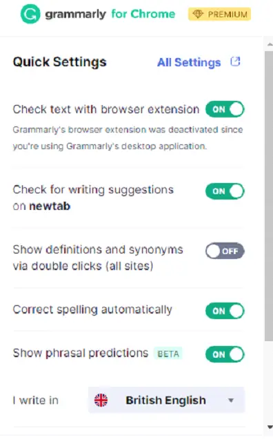 free version of grammarly writing simplified review