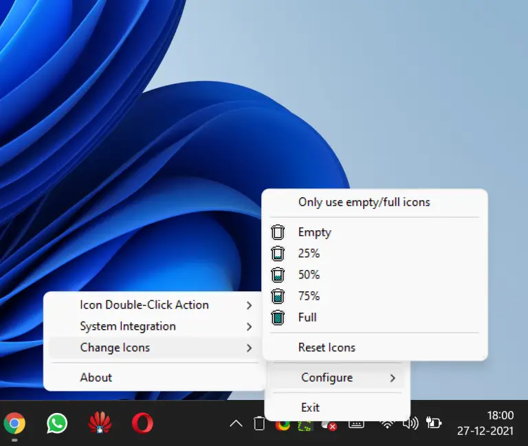 How to Add the Recycle Bin to the System Tray in Windows 11/10? | Gear ...