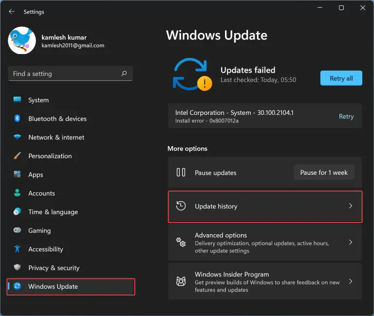 How To View Windows Update History In Windows 11? | Gear Up Windows