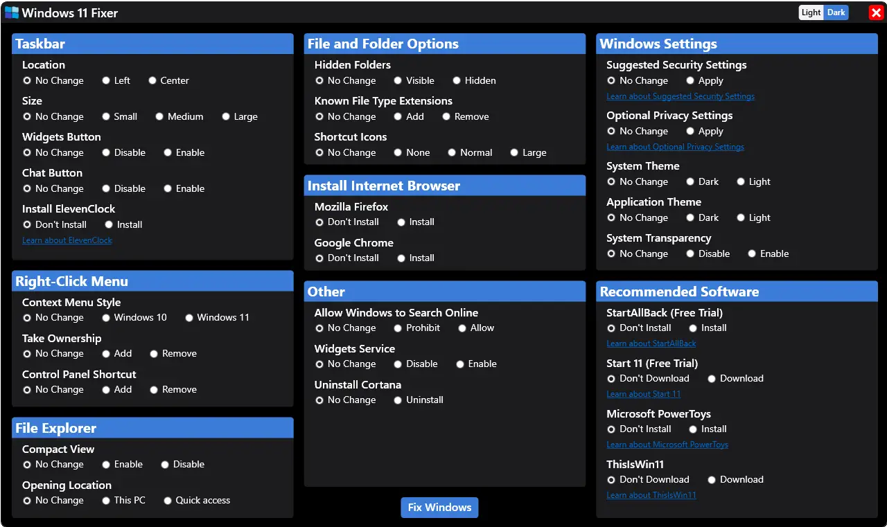 Windows 11 Fixer for windows instal free