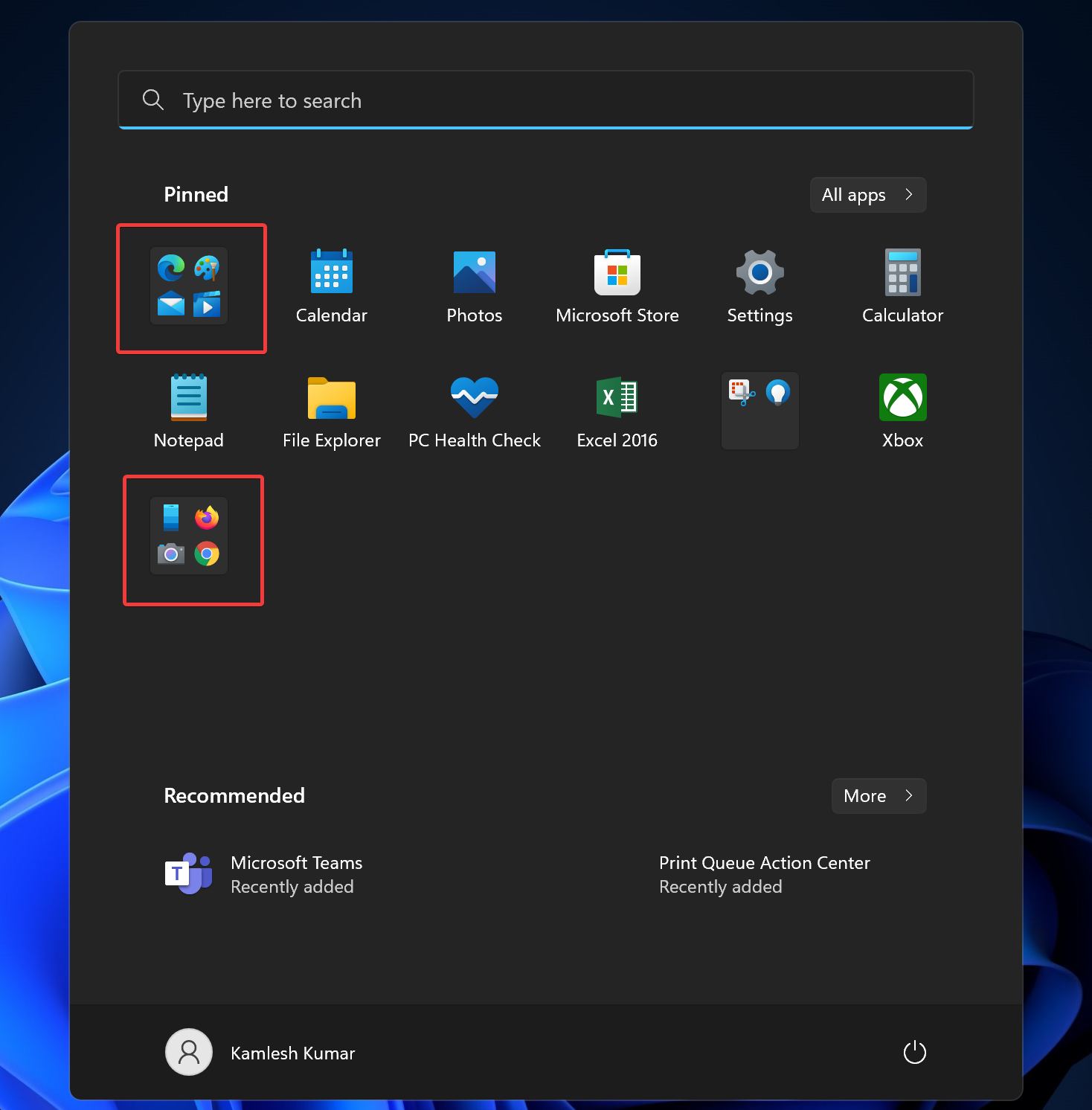 How To Group Apps In Folders In Windows 11 Start Menu Gear Up Windows 9842