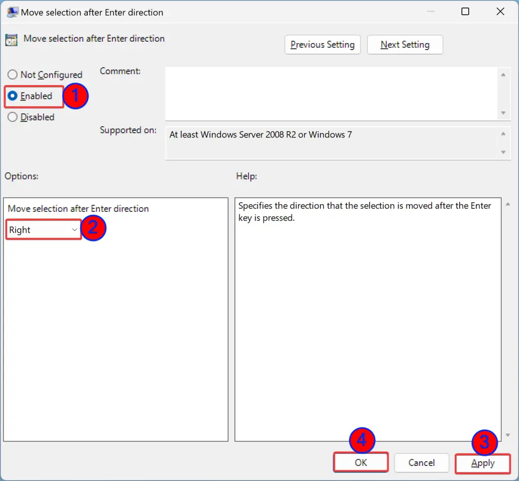 How to Change Direction of the Enter Key in Microsoft Excel? Gear Up