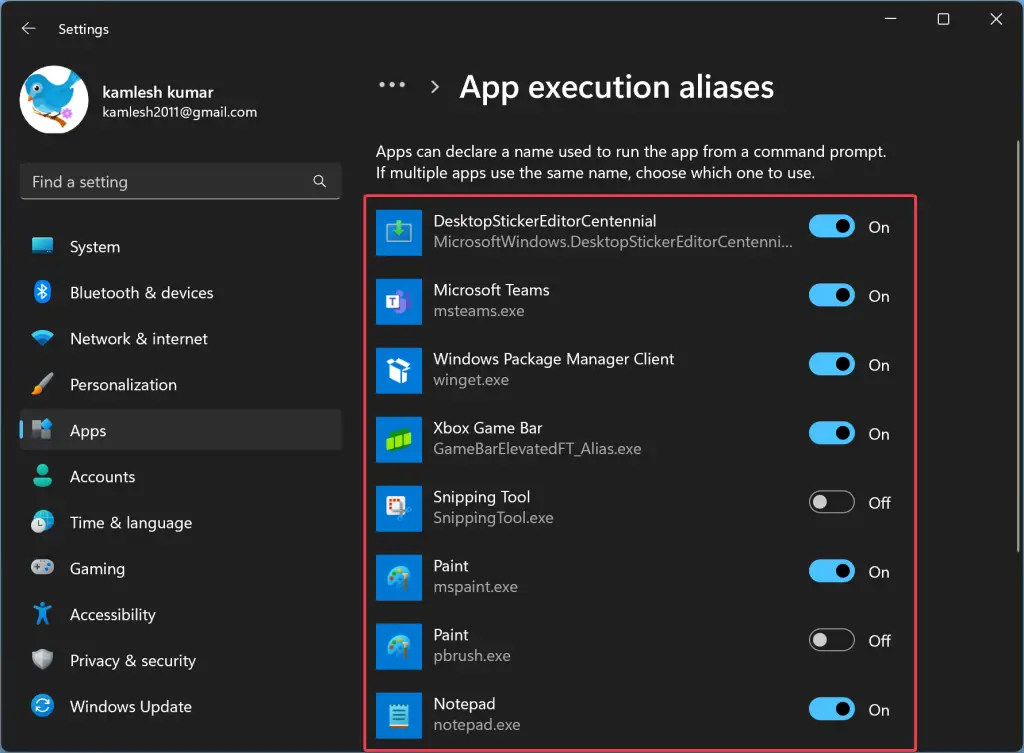 How to Enable or Disable App Execution Aliases in Windows 11 and 10?  Gear Up Windows